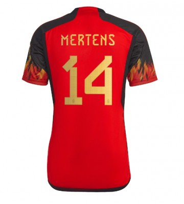 Maillot de foot Belgique Dries Mertens #14 Domicile Monde 2022 Manches Courte